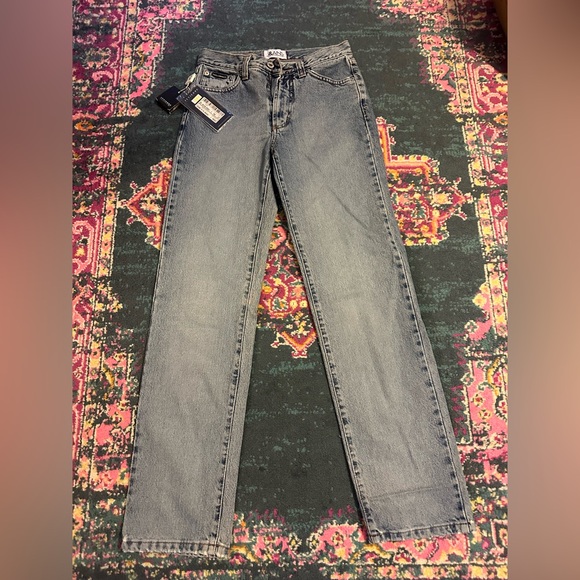 BNWT Dolce & Gabbana Women's size 27 Straight Leg Jeans Vita Bassa